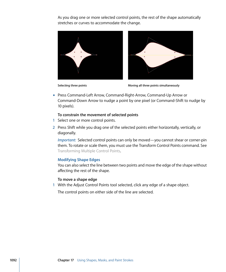 Modifying shape edges | Apple Motion 4 User Manual | Page 1092 / 1498