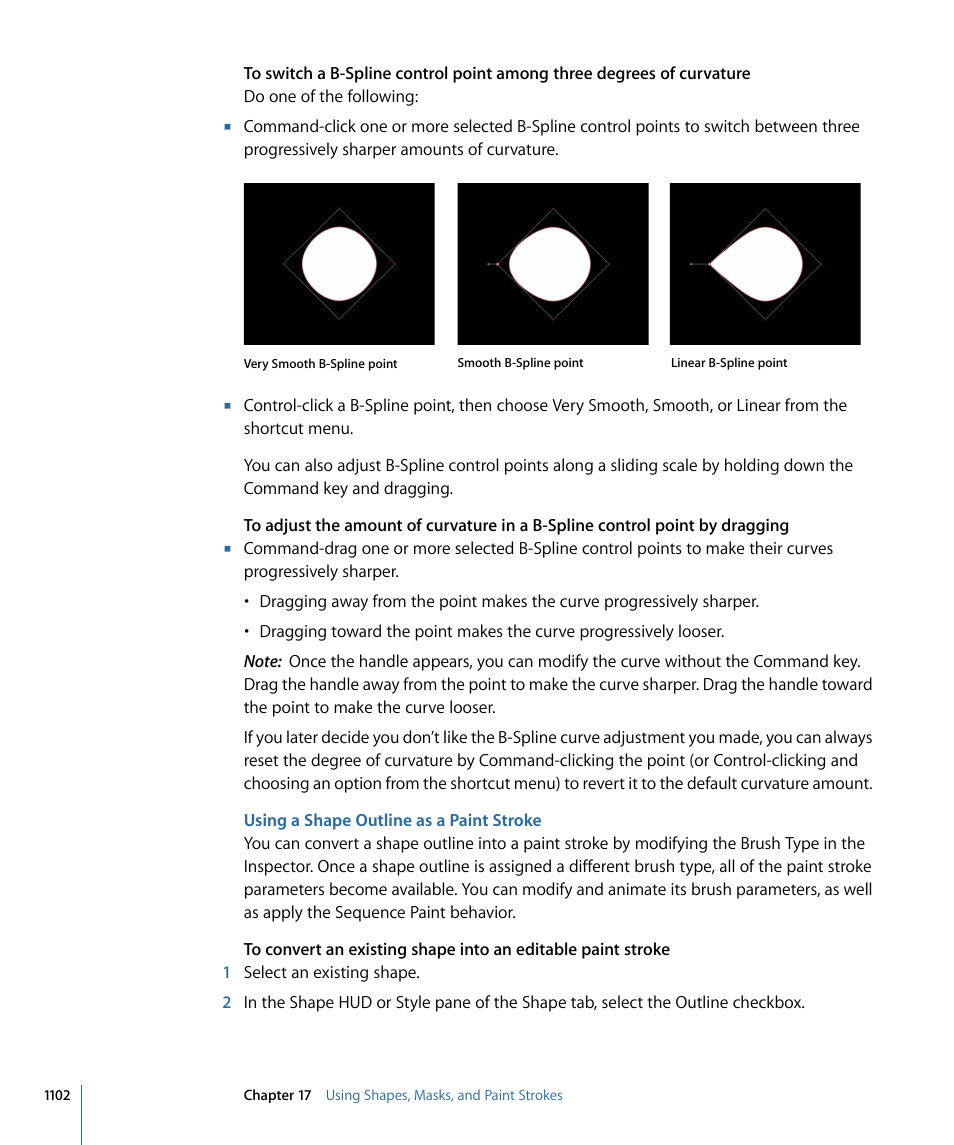 Using a shape outline as a paint stroke | Apple Motion 4 User Manual | Page 1102 / 1498