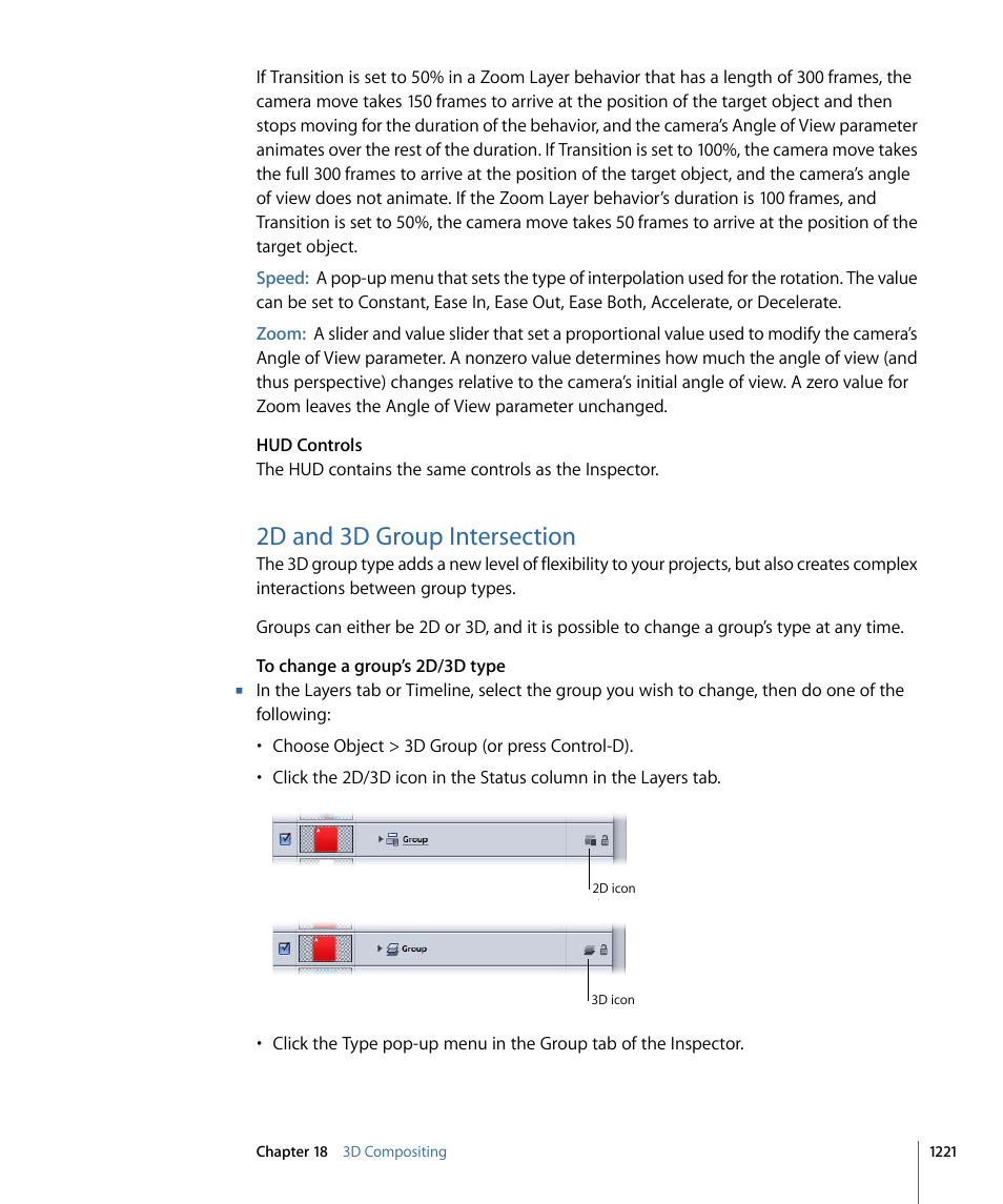 2d and 3d group intersection | Apple Motion 4 User Manual | Page 1221 / 1498
