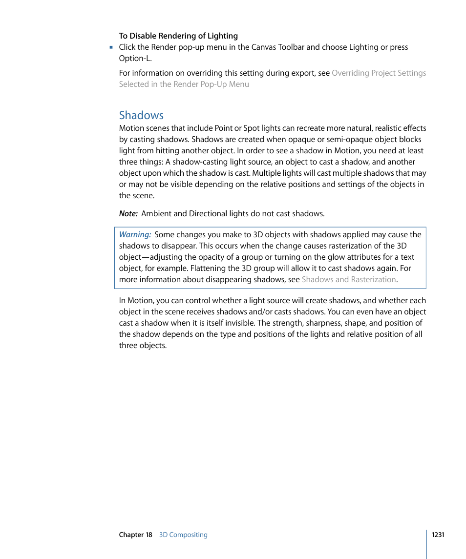 Shadows | Apple Motion 4 User Manual | Page 1231 / 1498