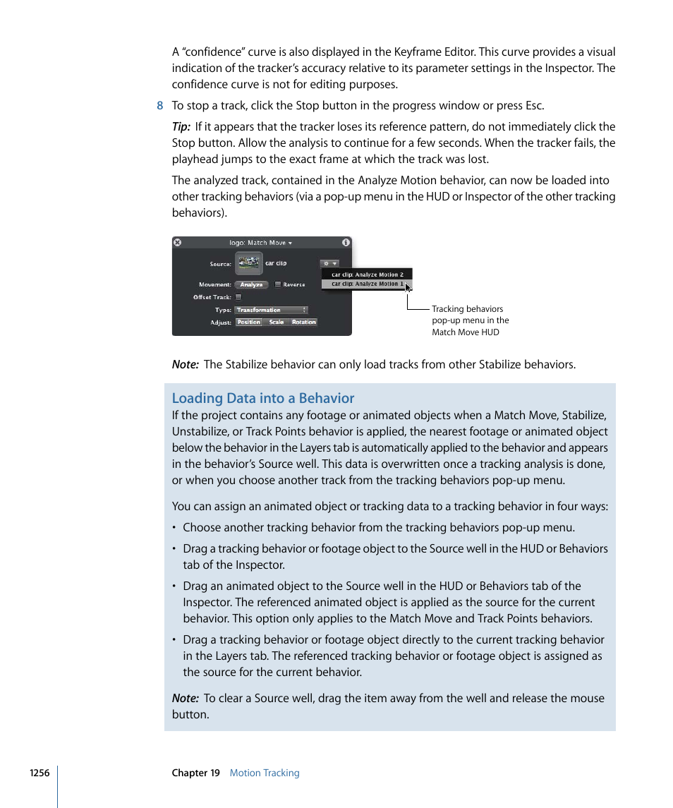 Loading data into a behavior | Apple Motion 4 User Manual | Page 1256 / 1498