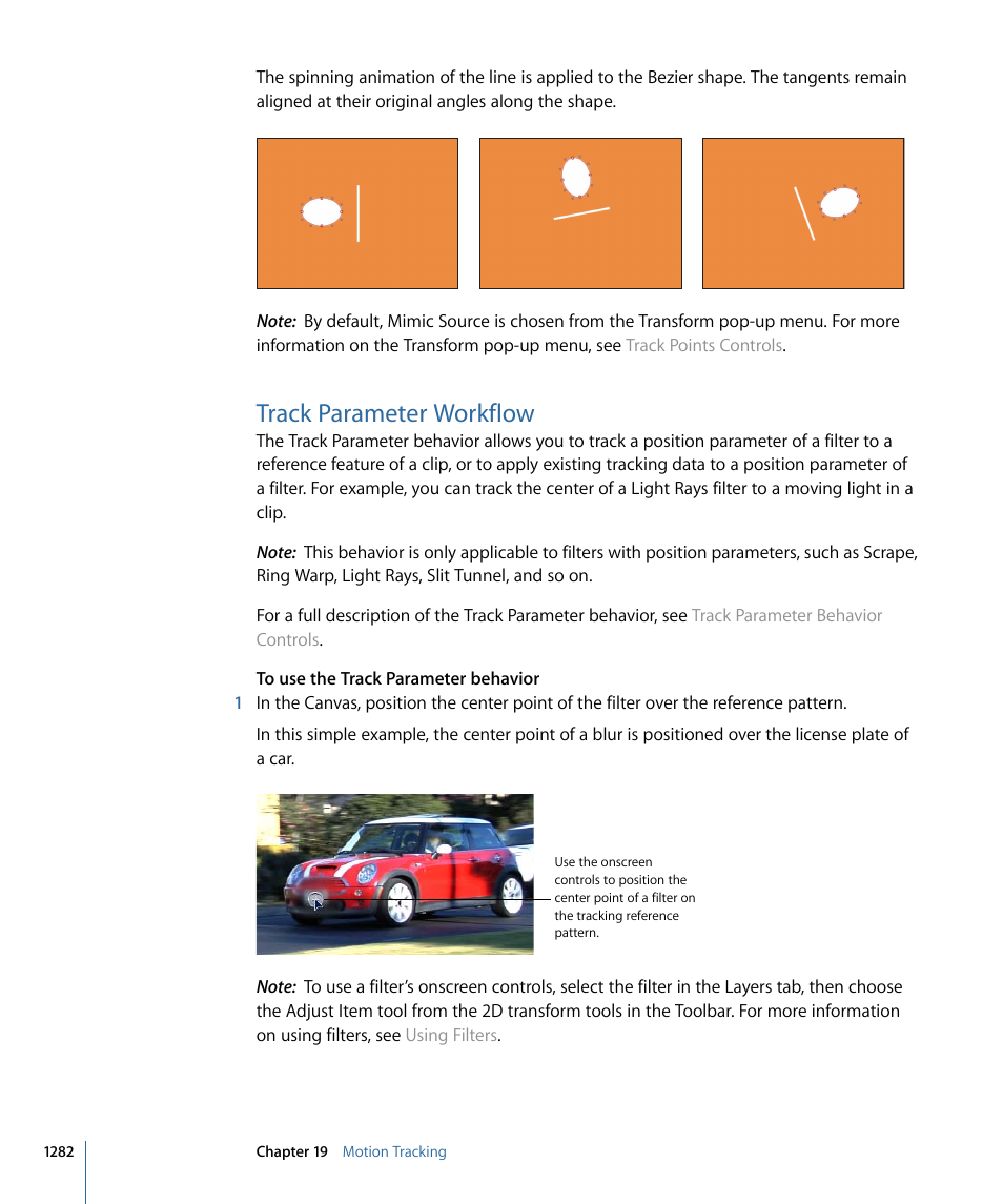 Track parameter workflow | Apple Motion 4 User Manual | Page 1282 / 1498