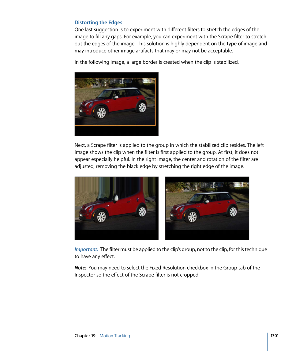 Distorting the edges | Apple Motion 4 User Manual | Page 1301 / 1498