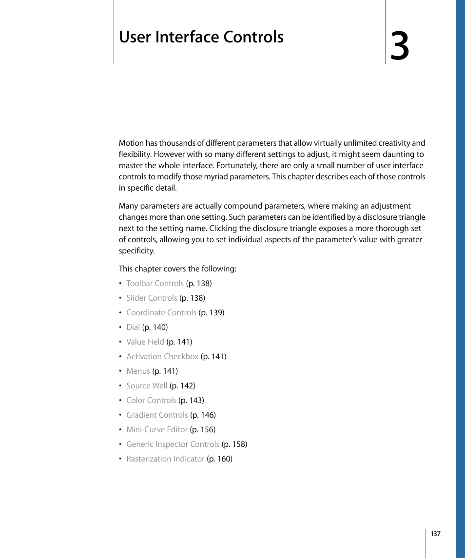 User interface controls | Apple Motion 4 User Manual | Page 137 / 1498