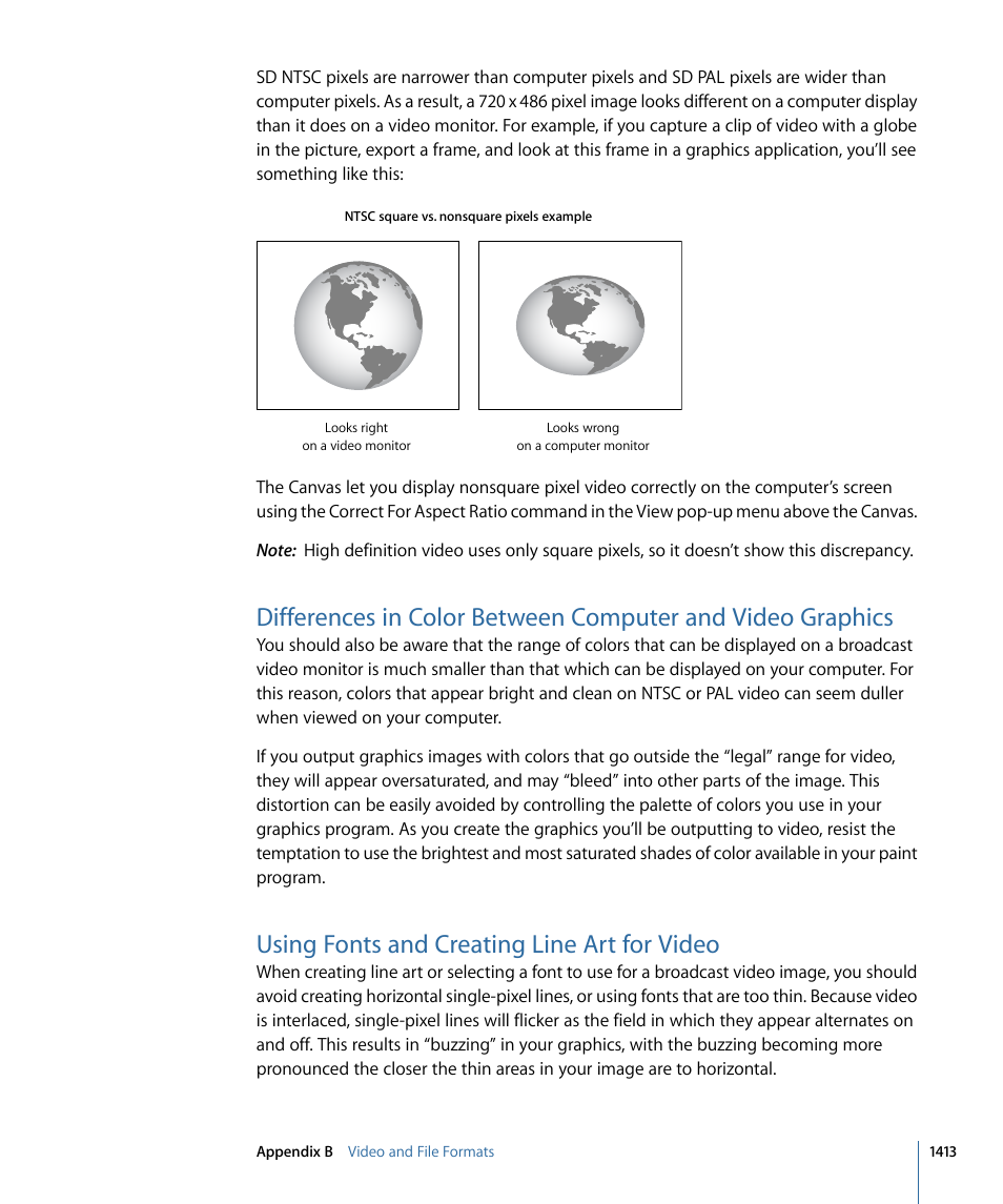 Using fonts and creating line art for video | Apple Motion 4 User Manual | Page 1413 / 1498