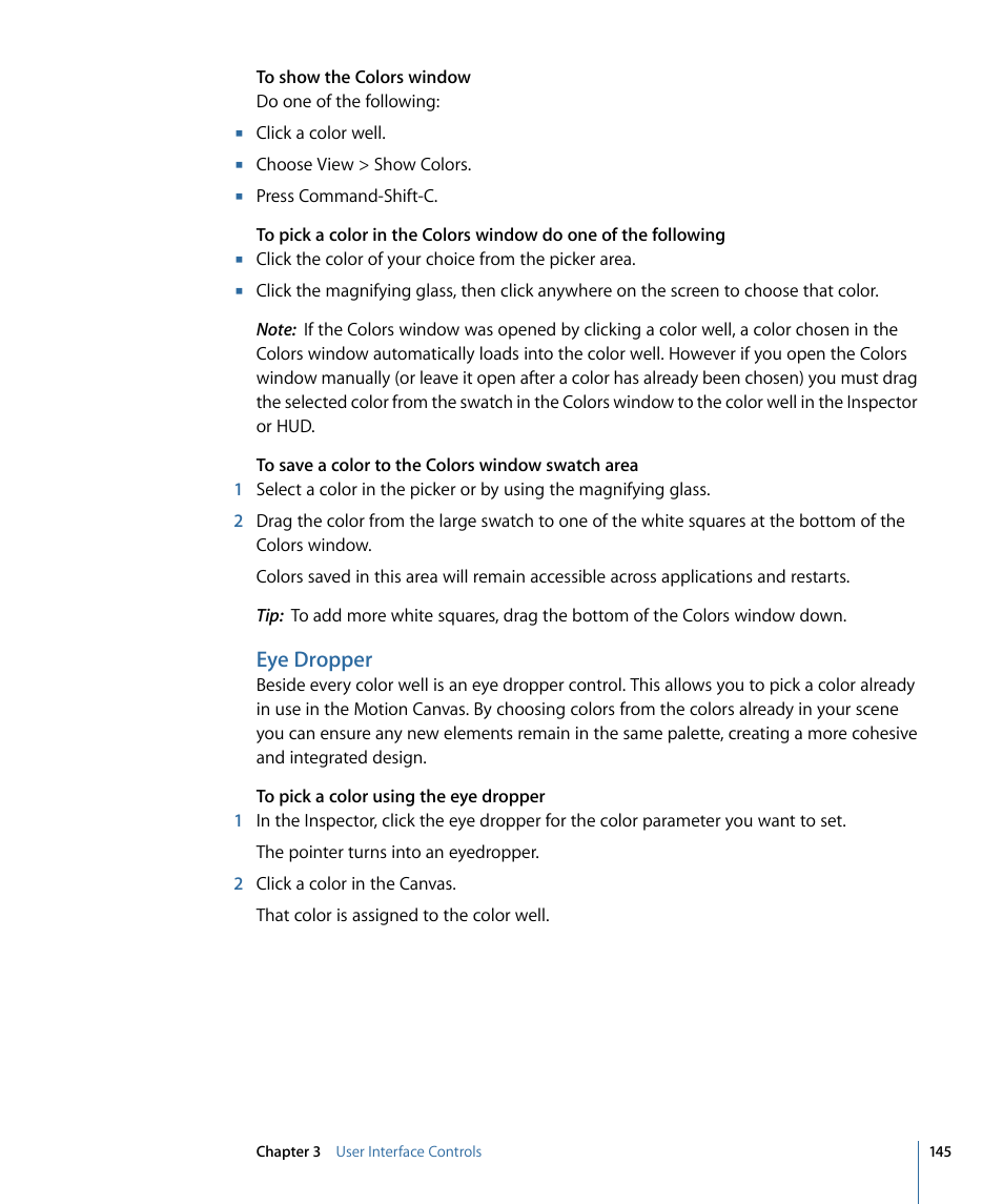 Eye dropper | Apple Motion 4 User Manual | Page 145 / 1498
