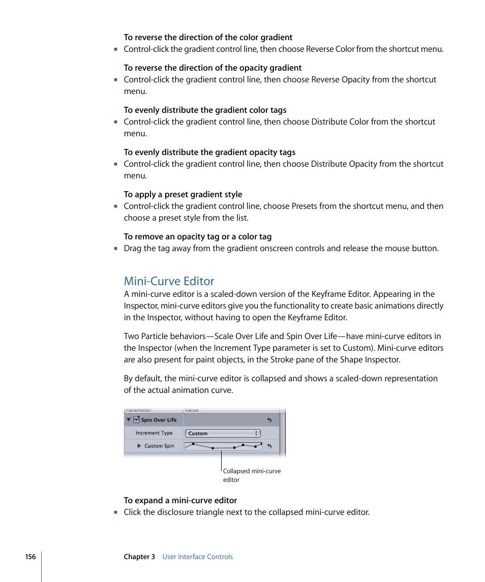 Mini-curve editor | Apple Motion 4 User Manual | Page 156 / 1498