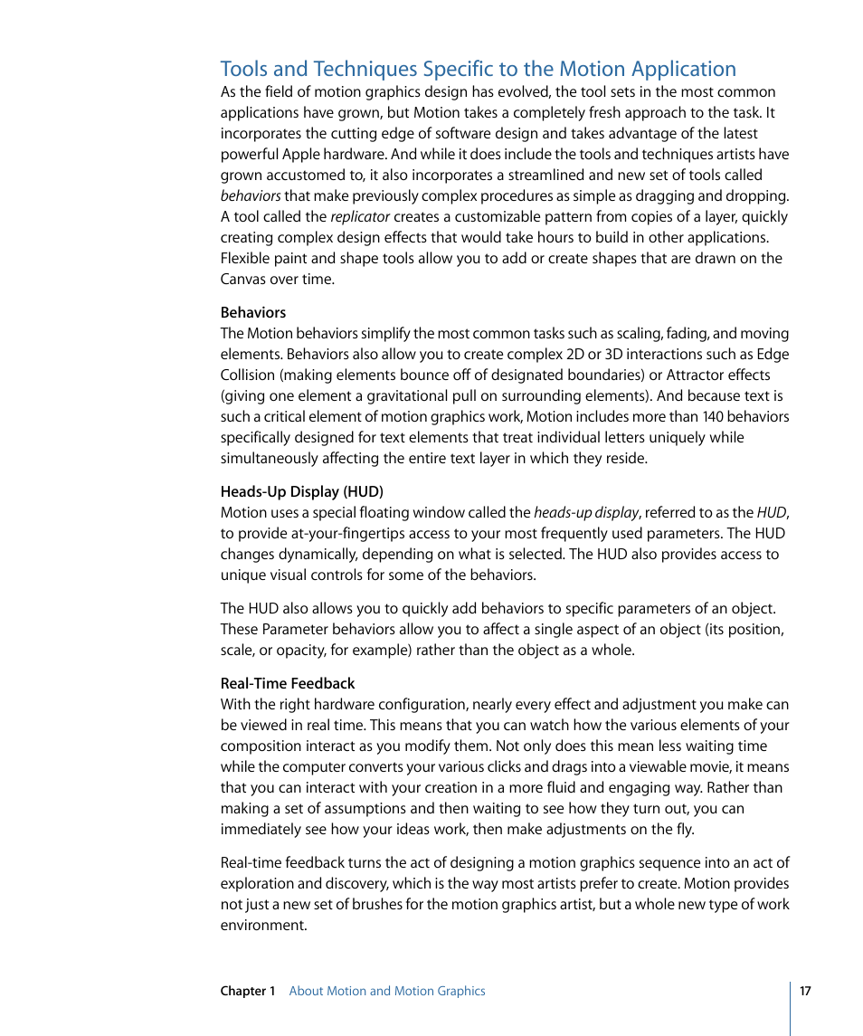 Apple Motion 4 User Manual | Page 17 / 1498