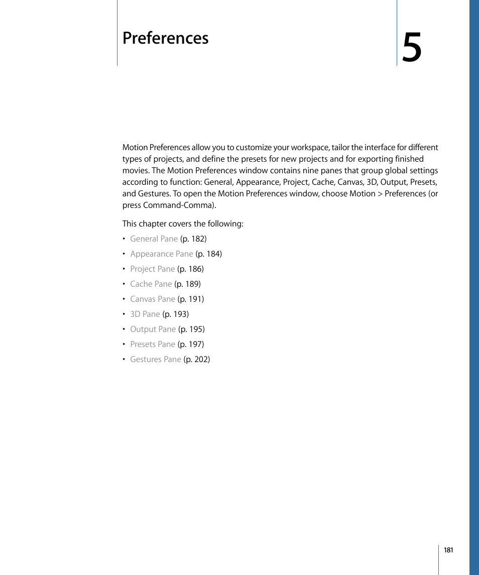 Preferences | Apple Motion 4 User Manual | Page 181 / 1498