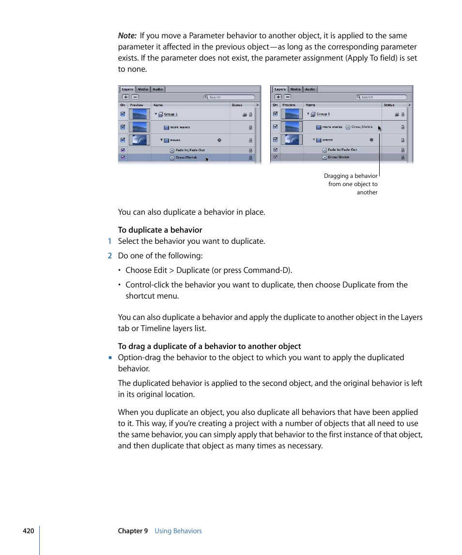 Apple Motion 4 User Manual | Page 420 / 1498