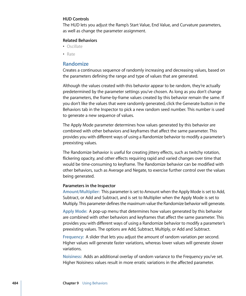 Randomize | Apple Motion 4 User Manual | Page 484 / 1498