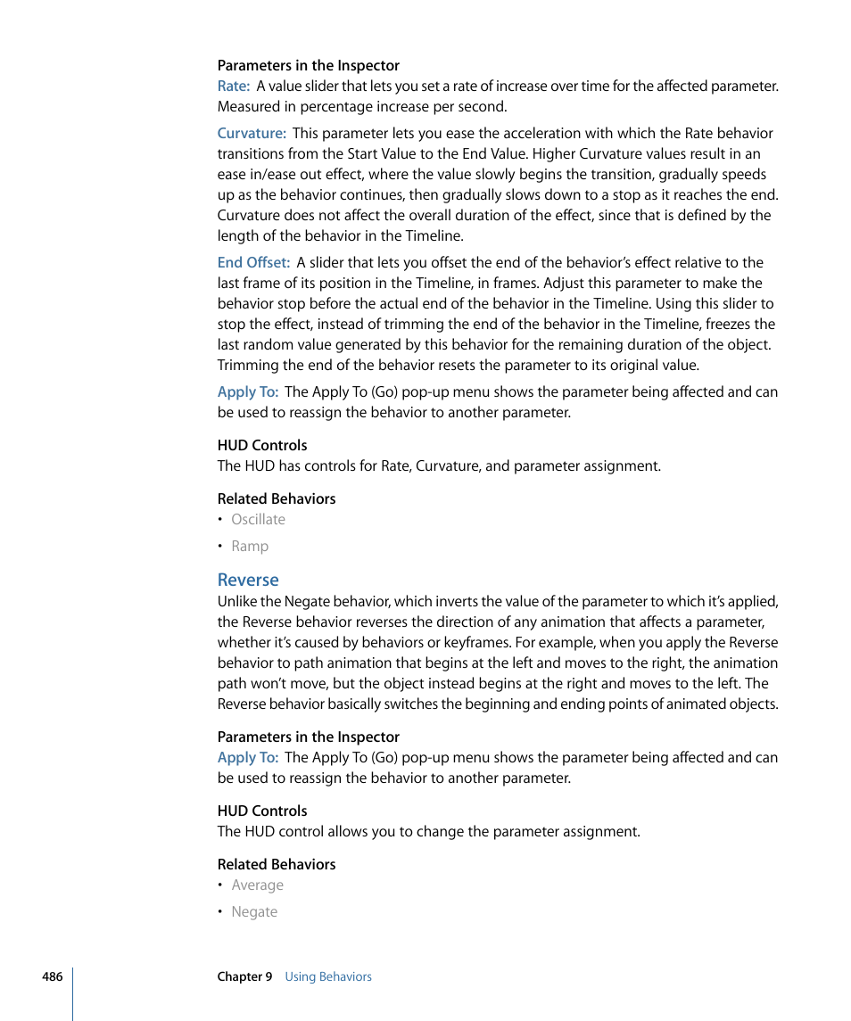 Reverse | Apple Motion 4 User Manual | Page 486 / 1498