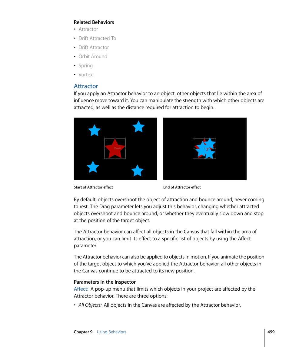 Attractor | Apple Motion 4 User Manual | Page 499 / 1498