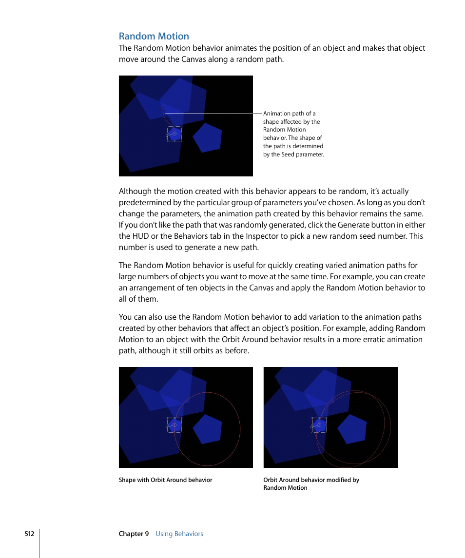 Random motion | Apple Motion 4 User Manual | Page 512 / 1498