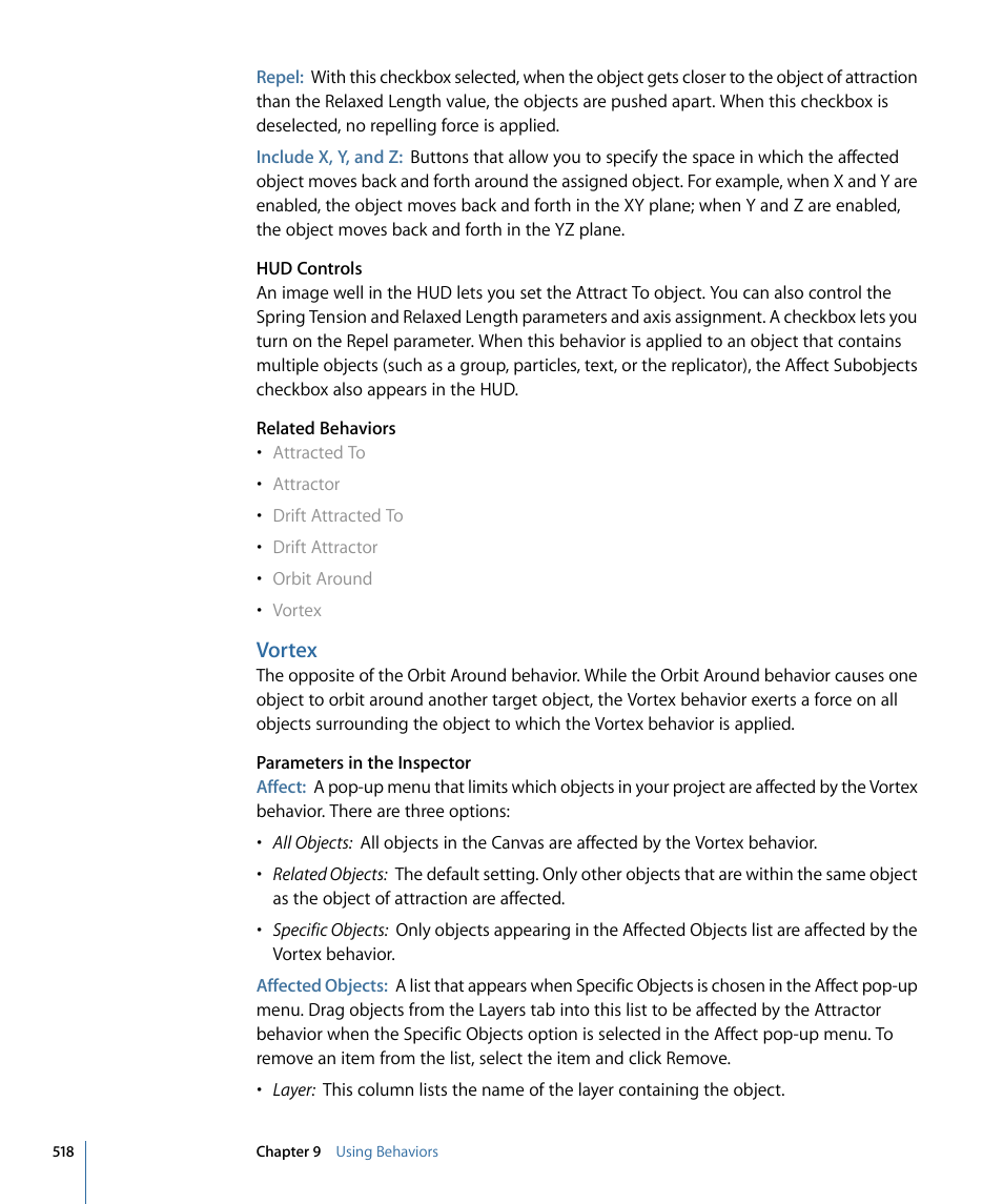 Vortex | Apple Motion 4 User Manual | Page 518 / 1498
