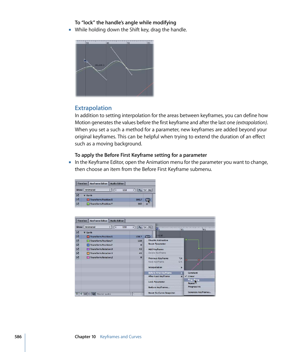 Extrapolation | Apple Motion 4 User Manual | Page 586 / 1498