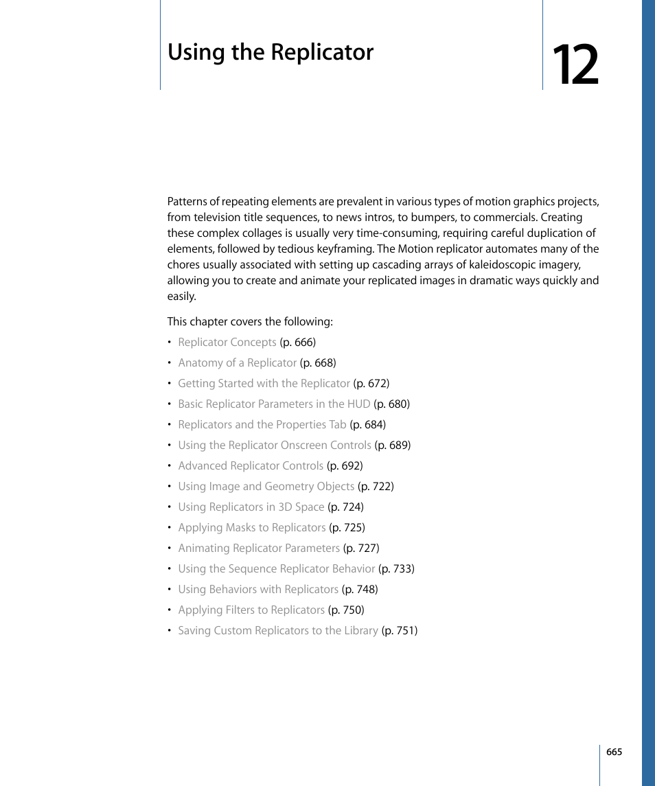 Using the replicator | Apple Motion 4 User Manual | Page 665 / 1498