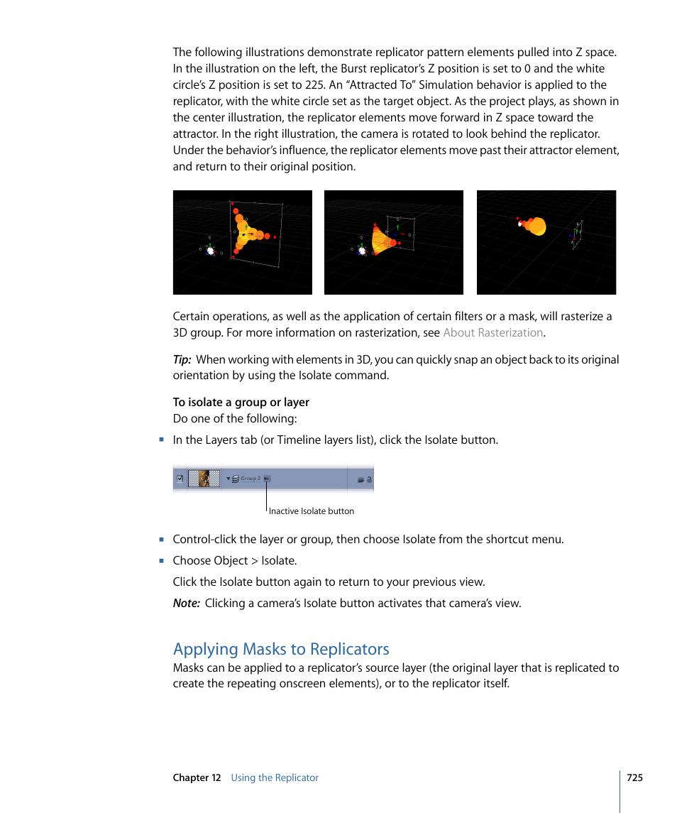 Applying masks to replicators | Apple Motion 4 User Manual | Page 725 / 1498