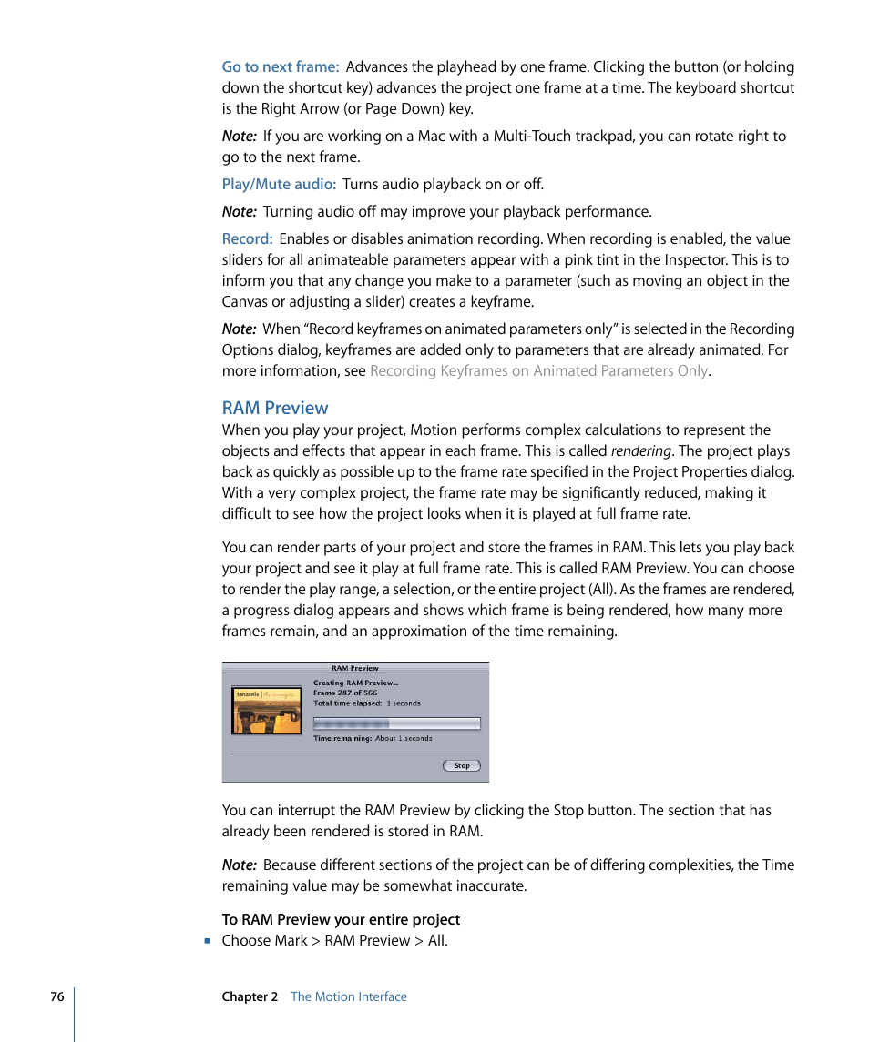 Ram preview | Apple Motion 4 User Manual | Page 76 / 1498