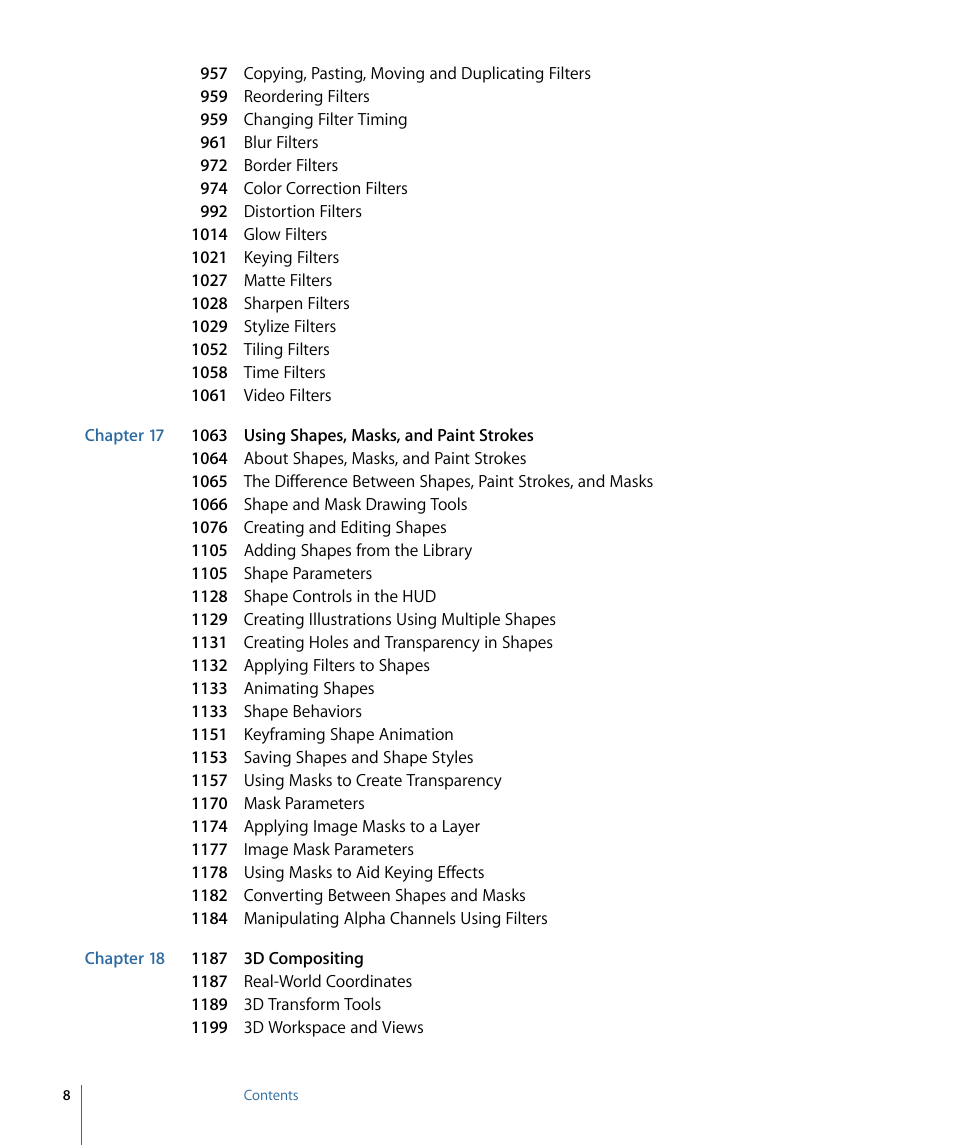 Apple Motion 4 User Manual | Page 8 / 1498