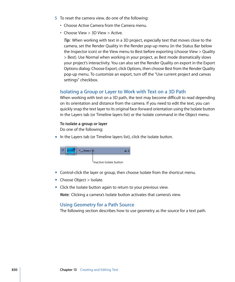 Using geometry for a path source | Apple Motion 4 User Manual | Page 830 / 1498