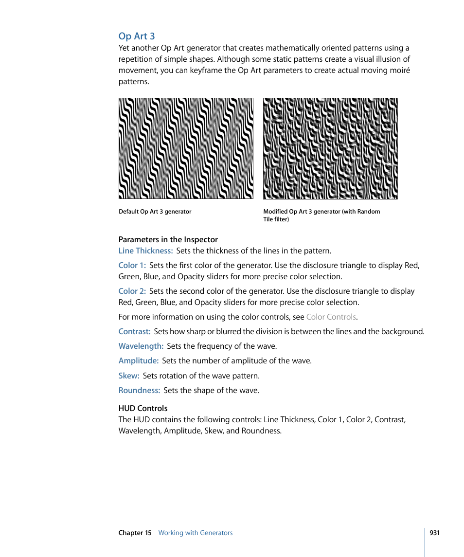 Op art 3 | Apple Motion 4 User Manual | Page 931 / 1498