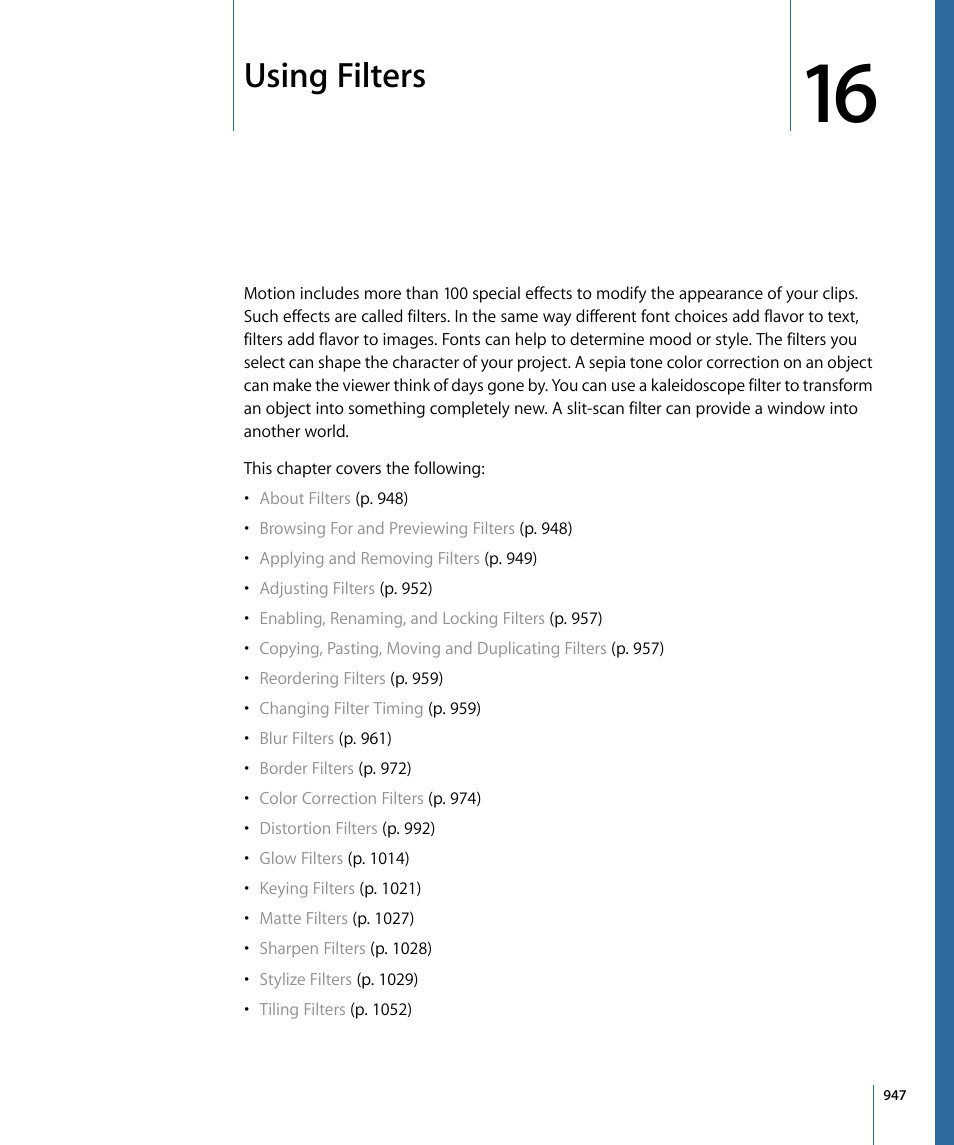 Using filters | Apple Motion 4 User Manual | Page 947 / 1498