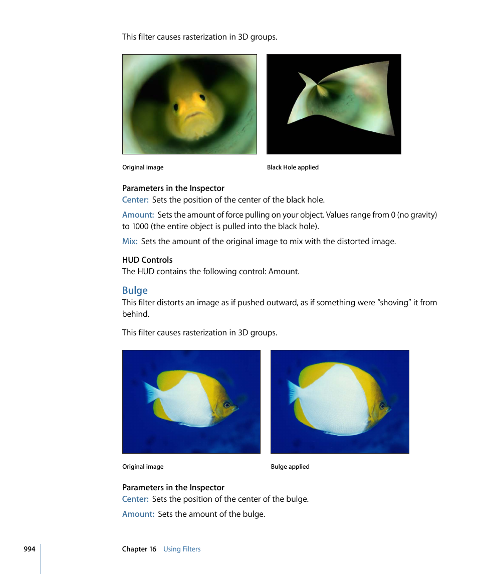 Bulge | Apple Motion 4 User Manual | Page 994 / 1498