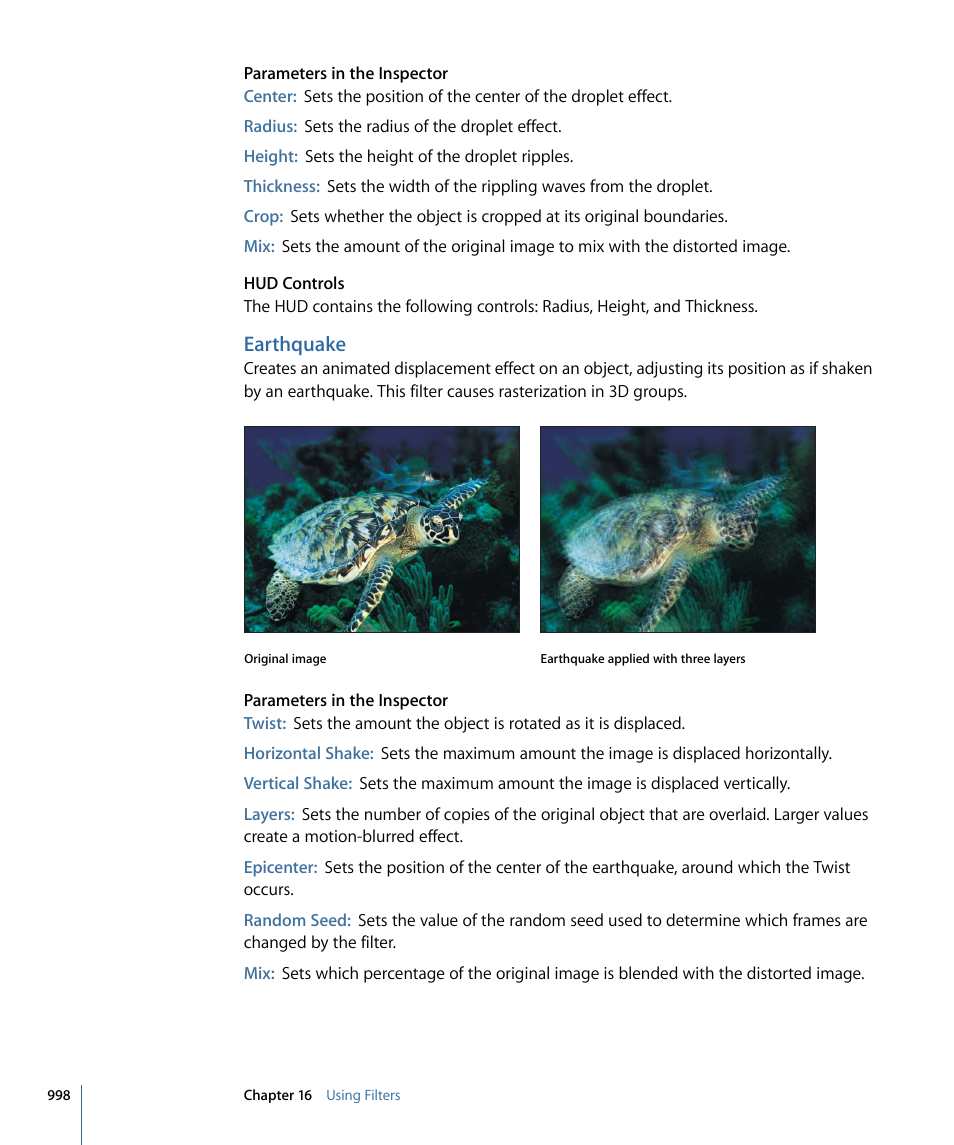 Earthquake | Apple Motion 4 User Manual | Page 998 / 1498