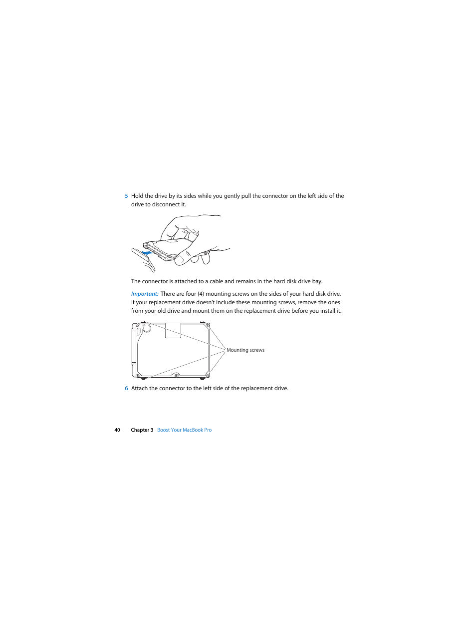 Apple MacBook Pro (15-inch, Late 2008) User Manual | Page 40 / 88