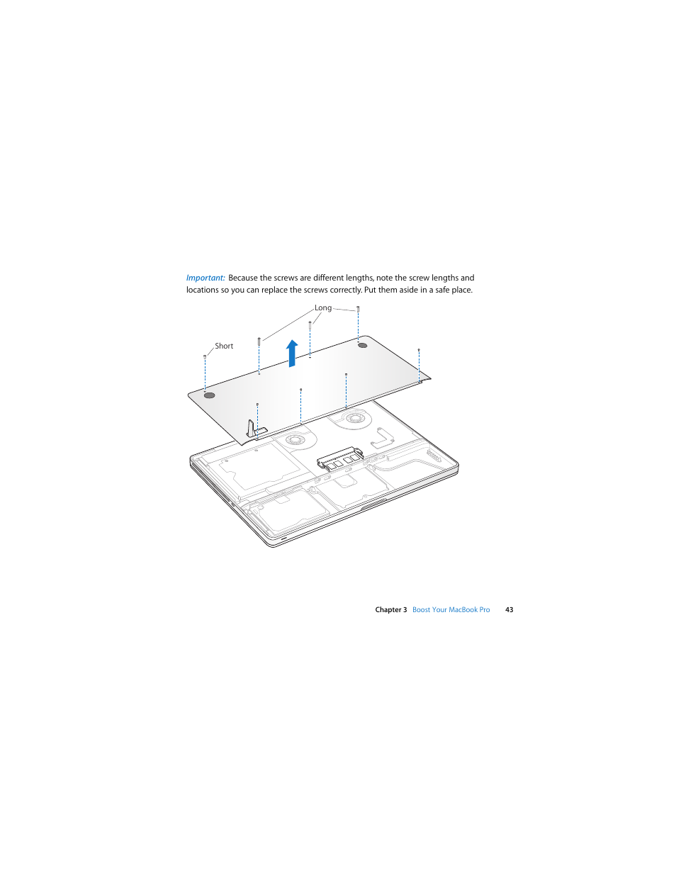 Apple MacBook Pro (15-inch, Late 2008) User Manual | Page 43 / 88