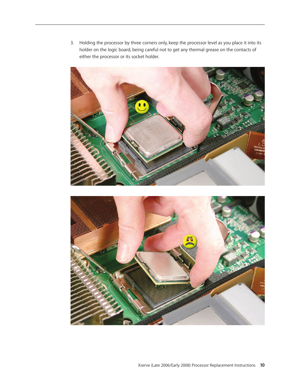 Apple Xserve (Early 2008) DIY Procedure for Processor User Manual | Page 10 / 14