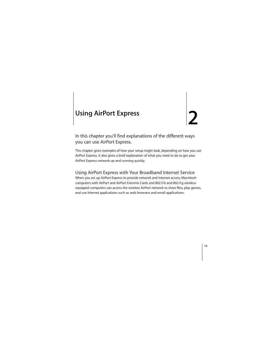 Using airport express | Apple AirPort Express 5.1 User Manual | Page 13 / 56