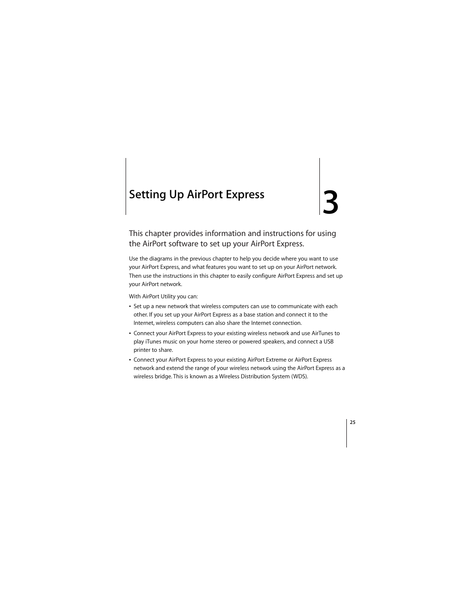 Setting up airport express | Apple AirPort Express 5.1 User Manual | Page 25 / 56