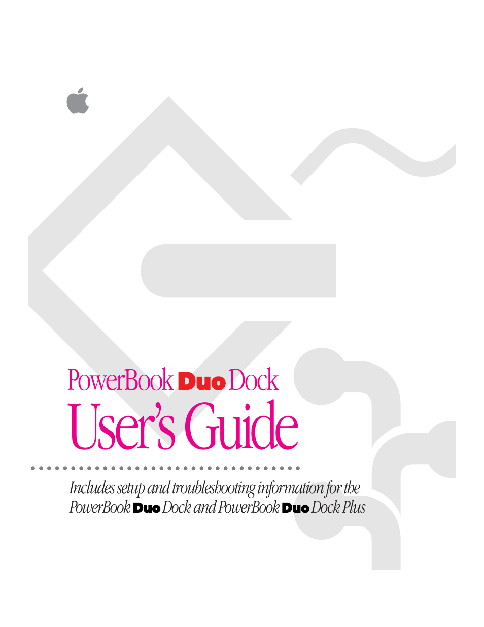 Apple PowerBook Duo Dock (including Duo Dock Plus) User Manual | 46 pages