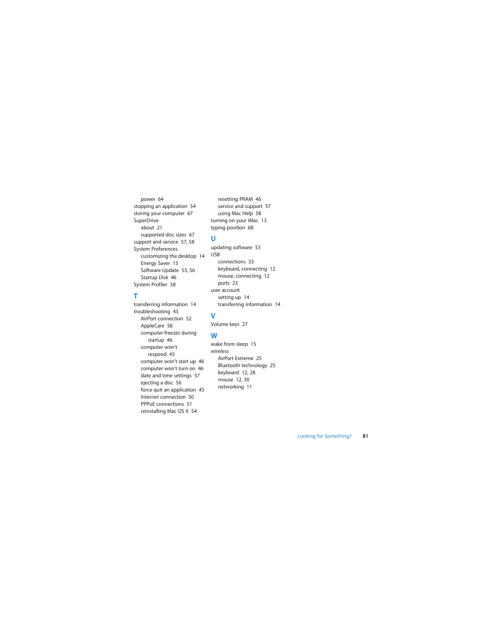 Apple iMac (21.5 and 27-inch, Late 2009) User Manual | Page 81 / 84