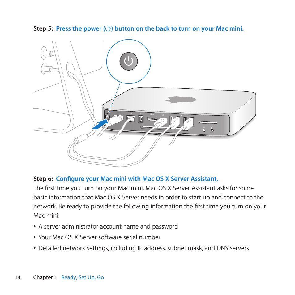 Apple Mac mini Server (Mid 2010) User Manual | Page 14 / 76