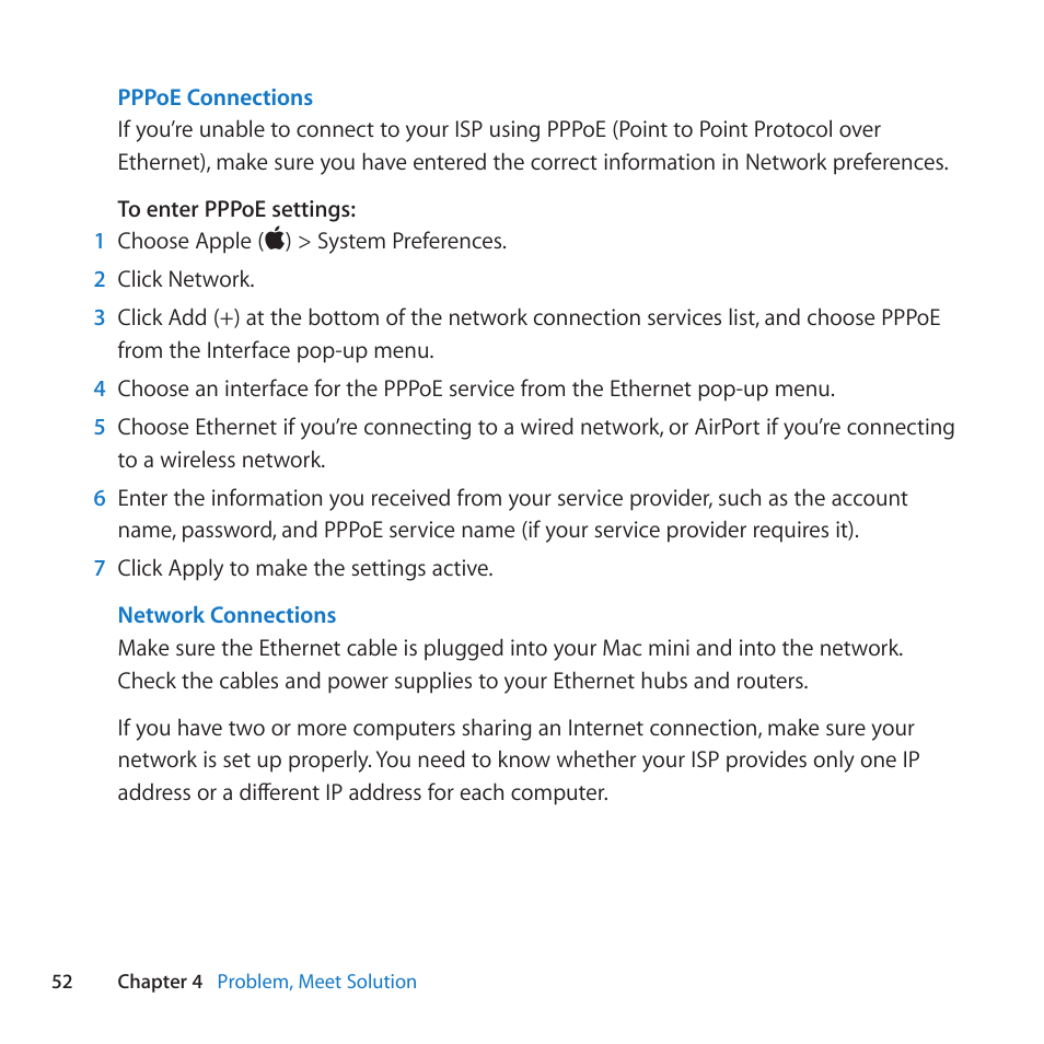 Apple Mac mini Server (Mid 2010) User Manual | Page 52 / 76