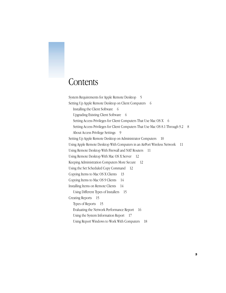 Apple Remote Desktop 1.2 User Manual | Page 3 / 26