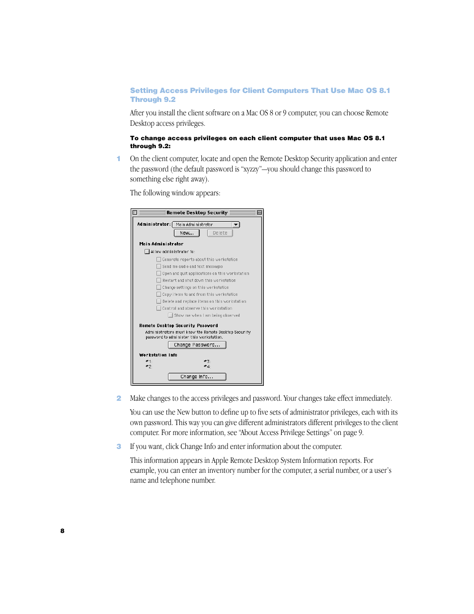 Apple Remote Desktop 1.2 User Manual | Page 8 / 26