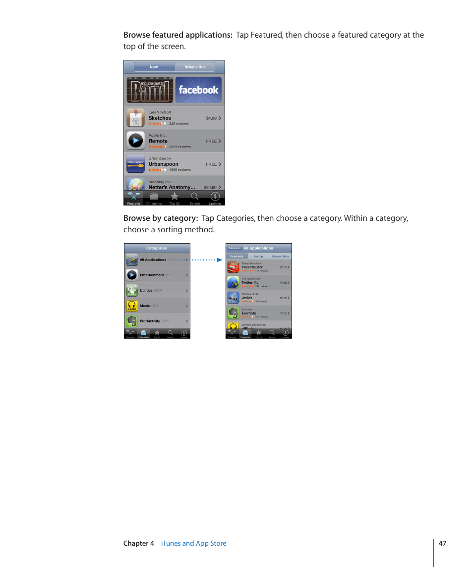 Apple iPod touch iOS 2.2 User Manual | Page 47 / 122