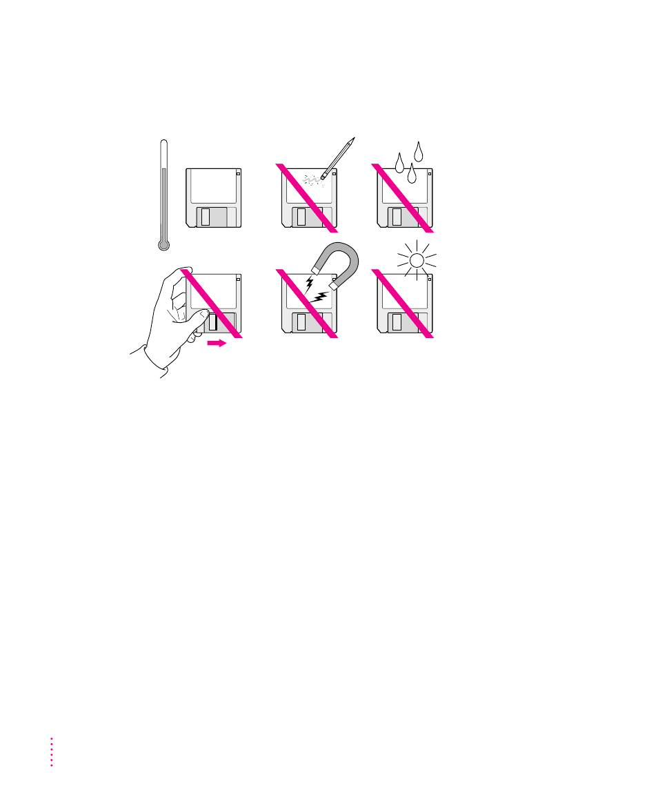 Handling floppy disks 66, Handling floppy disks | Apple PowerBook (200 Series) User Manual | Page 74 / 88