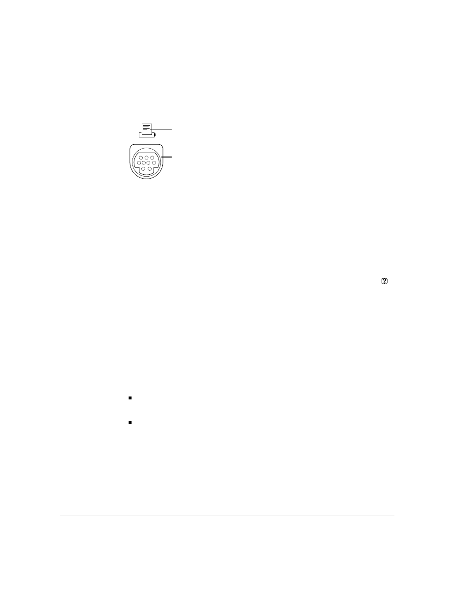 Connecting a printer, Connecting an additional monitor | Apple Workgroup Server 6150/66 User Manual | Page 56 / 138