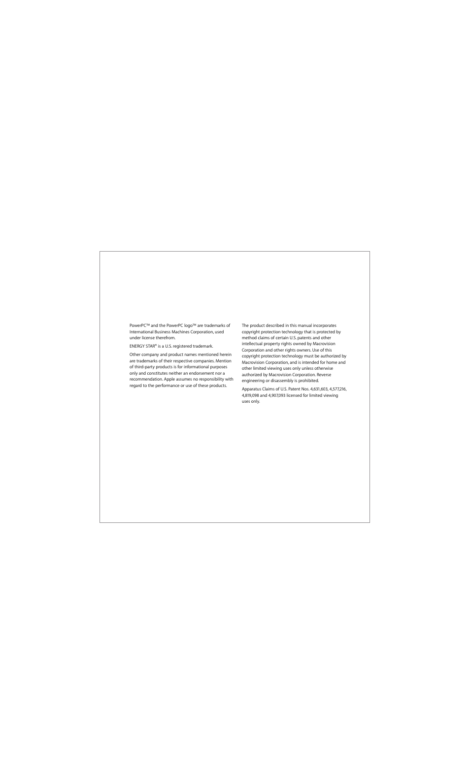 Apple Mac mini (Early 2006) User Manual | Page 3 / 96