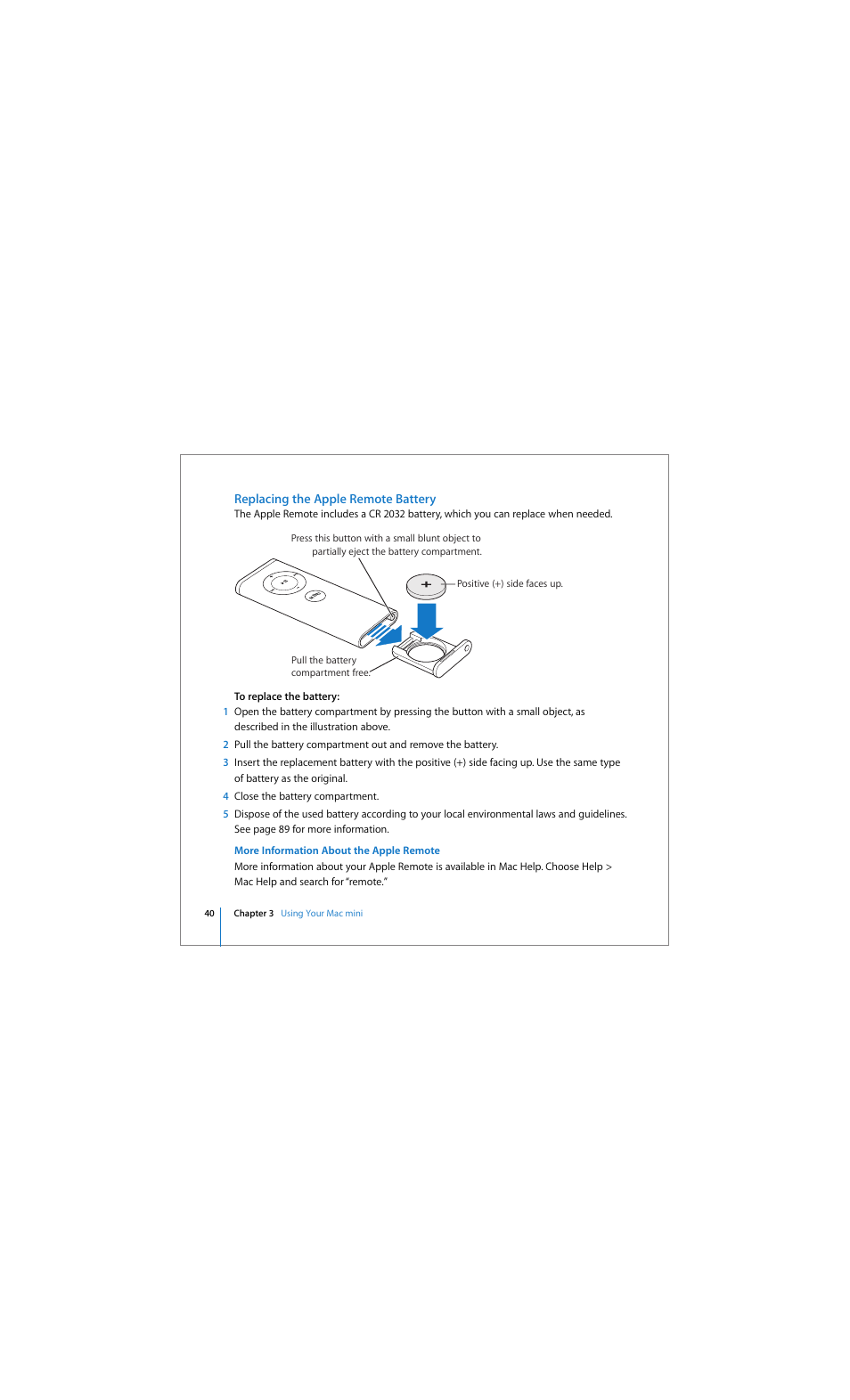 Apple Mac mini (Early 2006) User Manual | Page 40 / 96