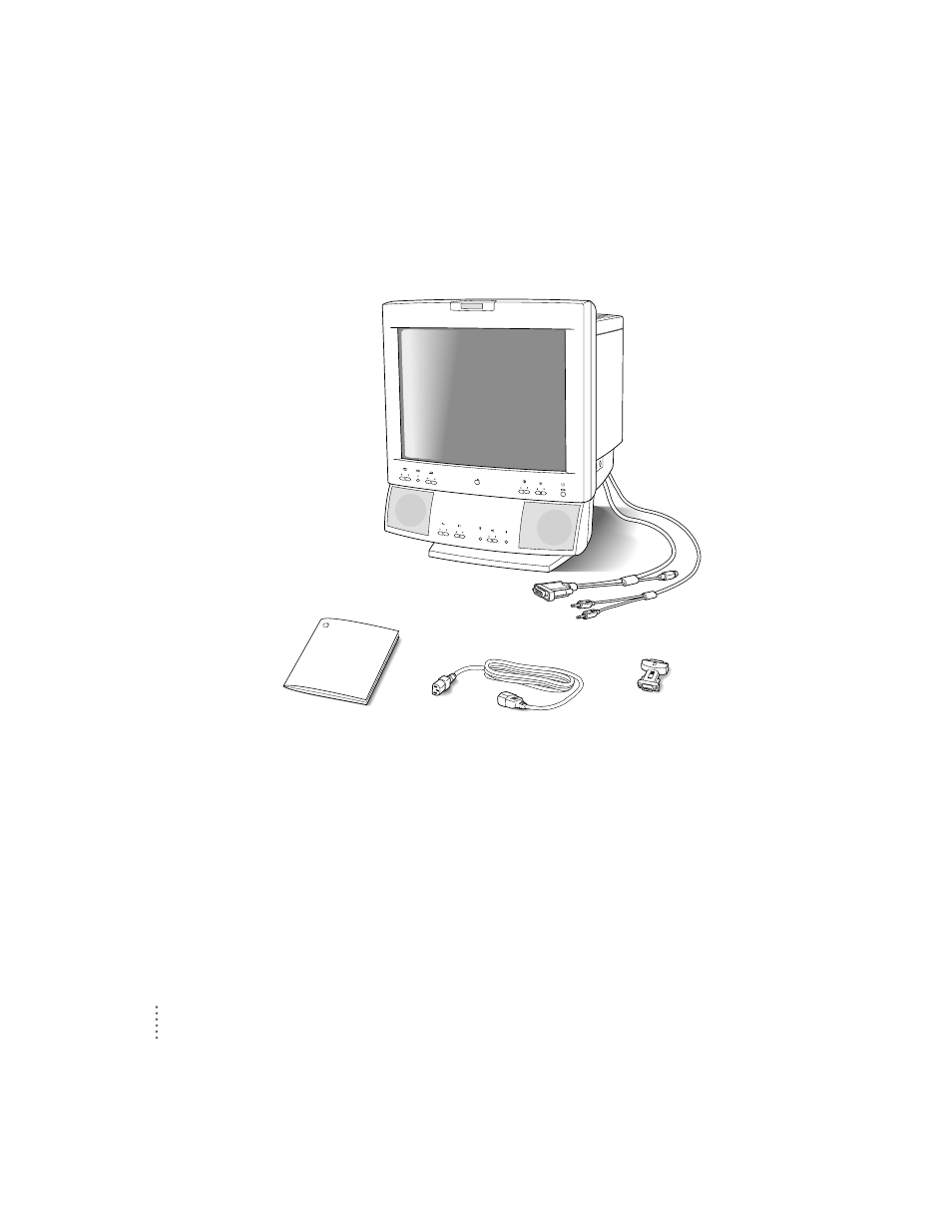 Getting ready to set up, Display | Apple AppleVision 1710AV User Manual | Page 115 / 156