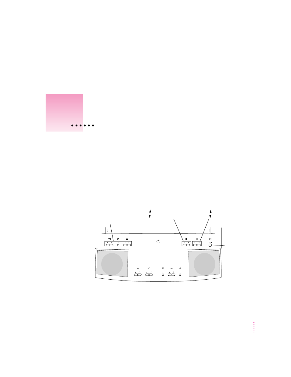Adjusting the screen image, Screen controls at a glance | Apple AppleVision 1710AV User Manual | Page 37 / 156