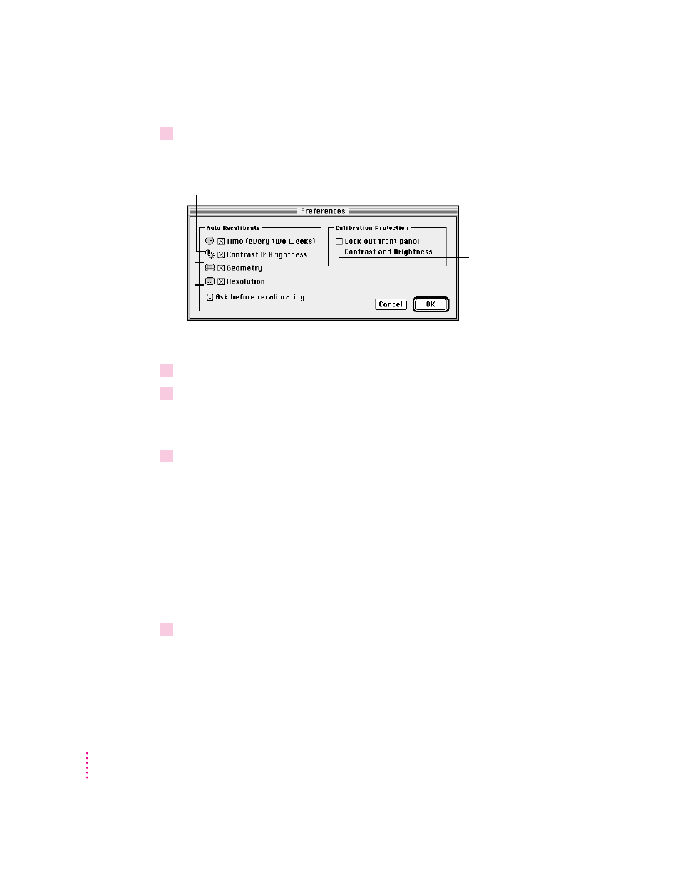 Using color settings, Saving settings | Apple AppleVision 1710AV User Manual | Page 71 / 156