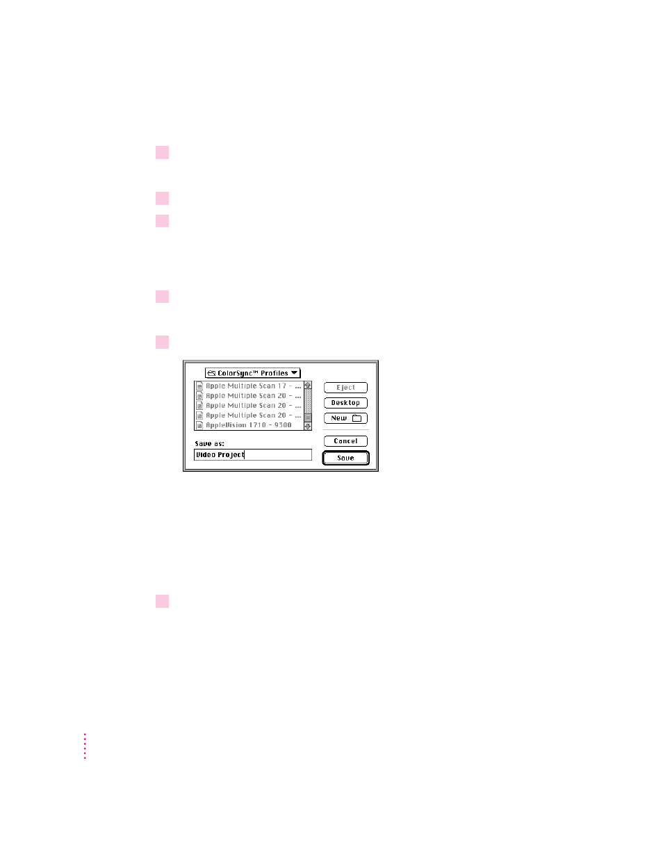 Exporting a colorsync profile | Apple AppleVision 1710AV User Manual | Page 75 / 156