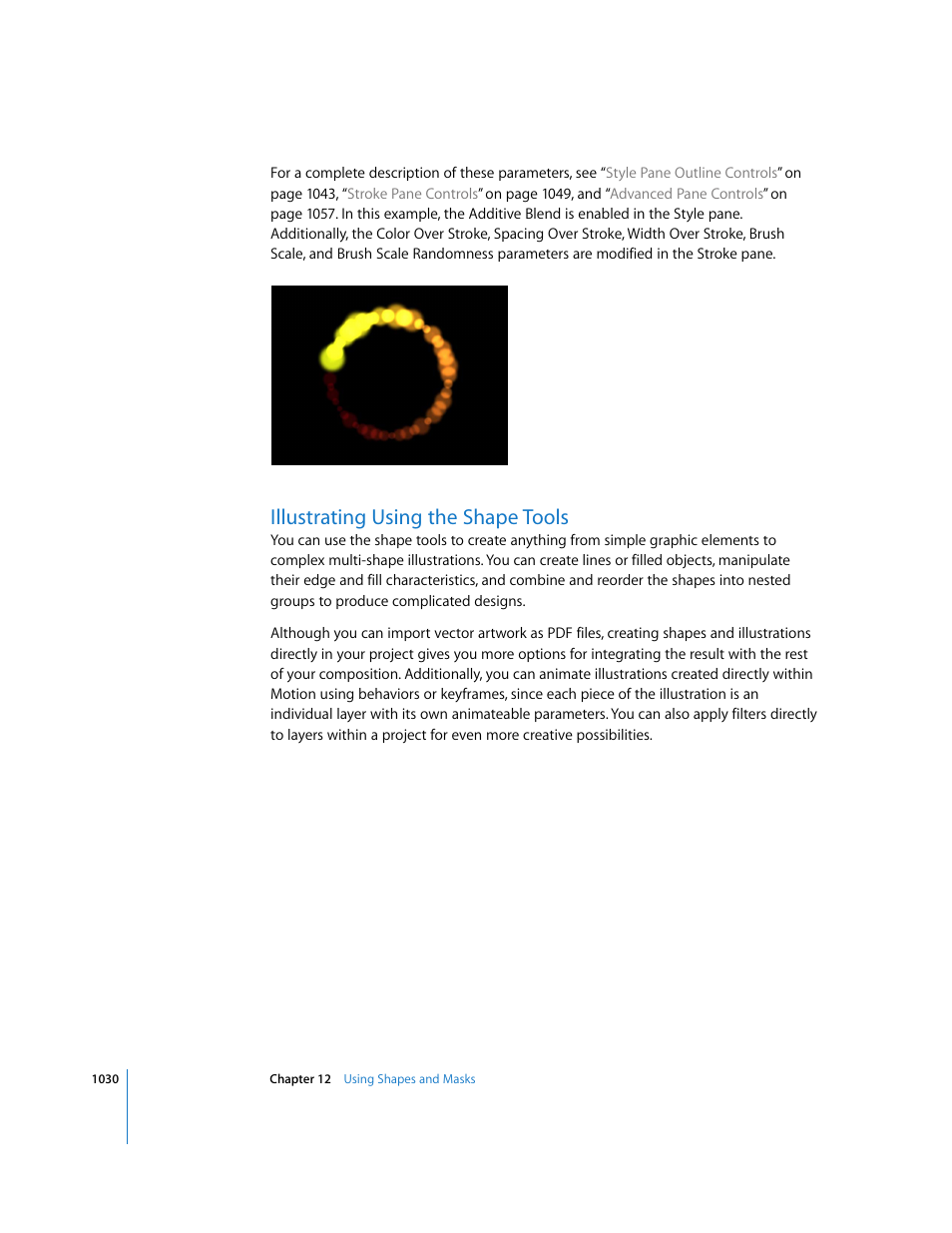 Illustrating using the shape tools | Apple Motion 3 User Manual | Page 1030 / 1288